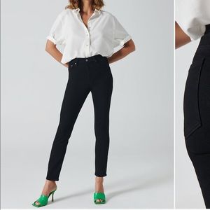 Aritiza denim forum high rise slim size 26